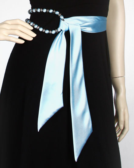 Satin Metal Ring Belt