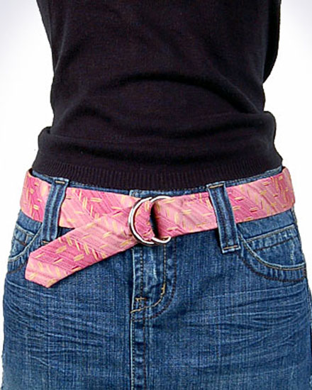 Lattice Woven Tie Belt
