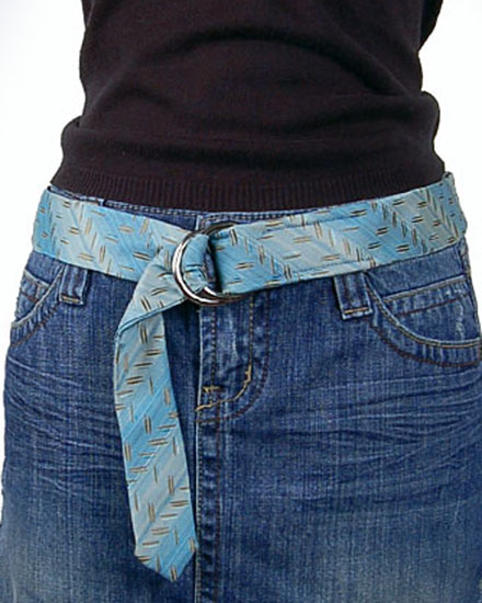 Lattice Woven Tie Belt