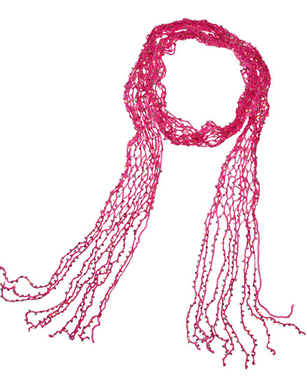 Open Weave Sequin Sash