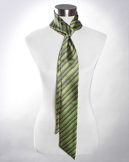 Bias Stripe Woven Sash