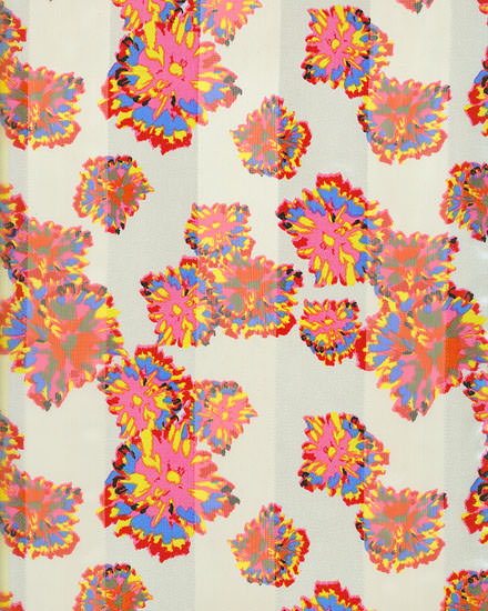 13X60 SATIN STRIPE: Flower