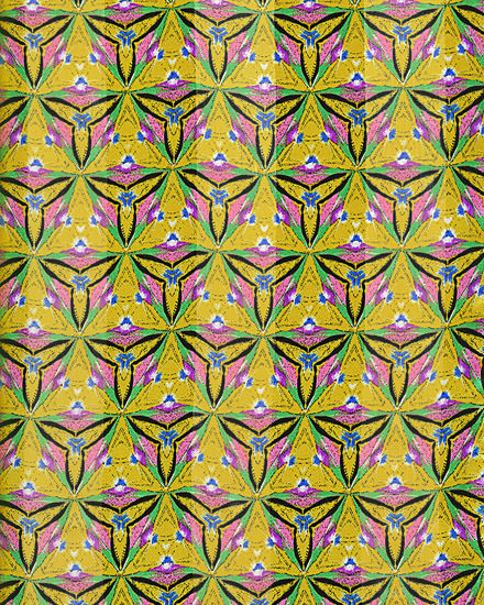 13X60 SATIN STRIPE: Lily Abstract