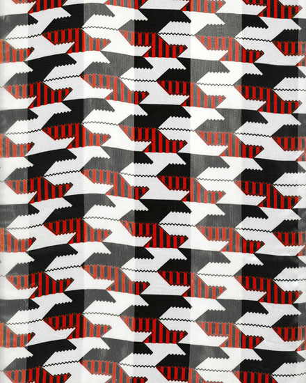 13X60 SATIN STRIPE: Houndstooth