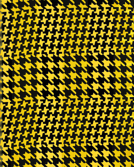 13X60, SATIN ABSTRACT : Houndtooth