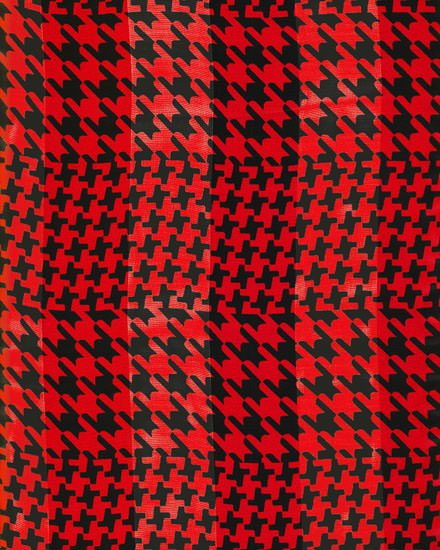 13X60, SATIN ABSTRACT : Houndtooth