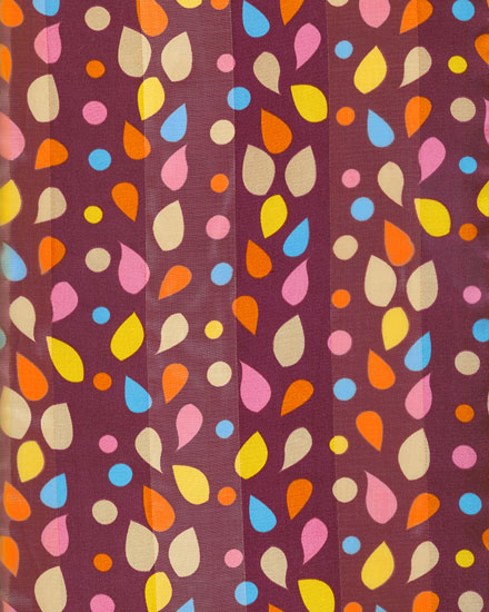 13X60,SATIN STRIP: Teardrops
