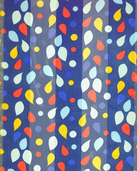 13X60,SATIN STRIP: Teardrops
