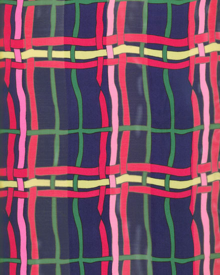 13X60 SATIN STRIP: Ribbon Abstract