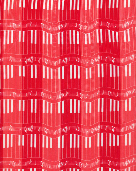13X60 SATIN STRIPE: Piano Keyboard