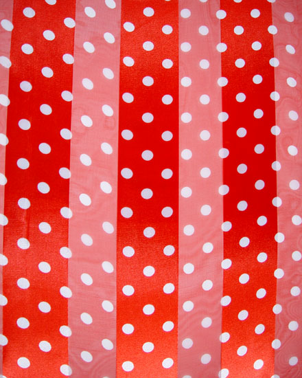 13X60 SATIN STRIPE: Polka Dot