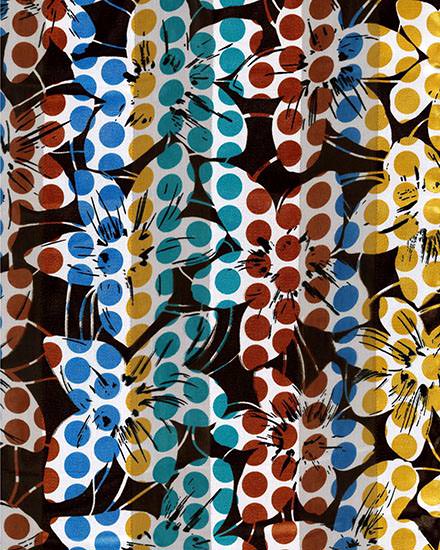 13x60 SATIN STRIPE: Flower