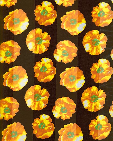 13X60 SATIN STRIPE: Flower