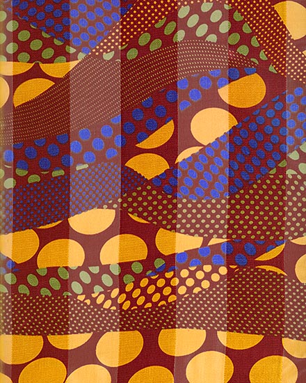 13X60 SATIN STRIPE: Circles