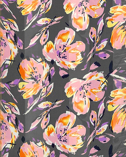 13X60 SATIN STRIPE: Flower