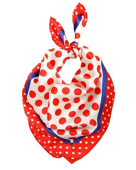 23"X23" SATIN: POLKA DOT
