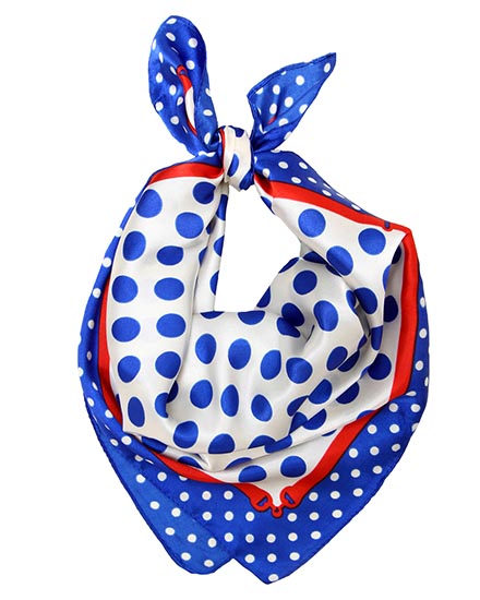 23"X23" SATIN: POLKA DOT