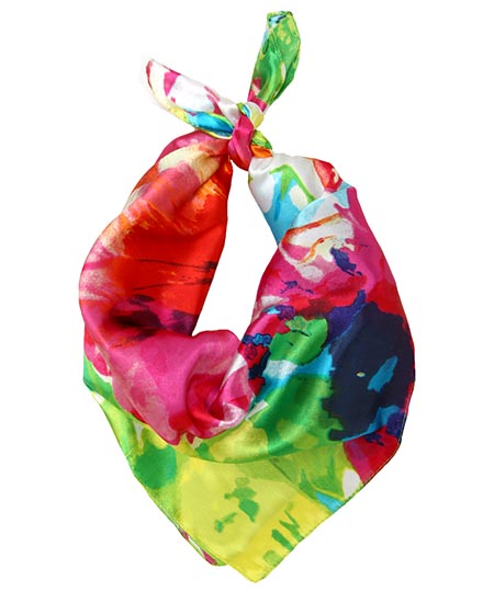 23"X23" SATIN: FLOWER