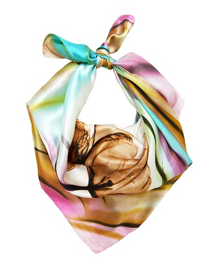 23"X23" SATIN: FLOWER