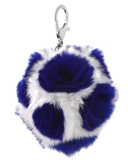 Fur Pom Pom Keychain