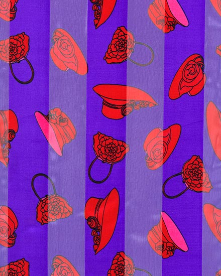 13X60 SATIN STRIPE: Hats