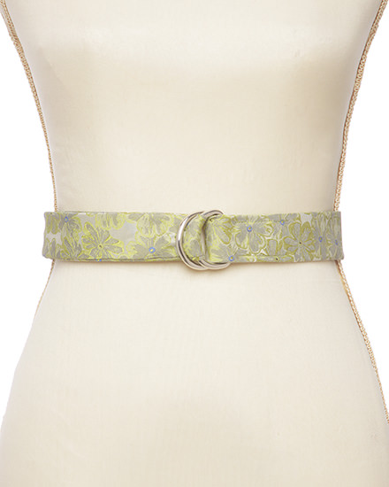 Daisy Woven Tie Belt