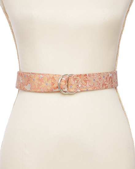 Daisy Woven Tie Belt