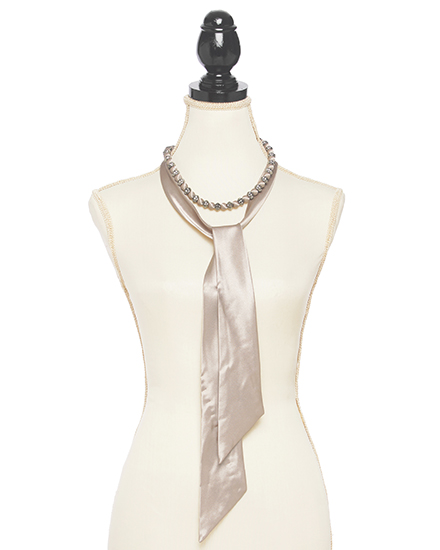 Satin Metal Ring Belt