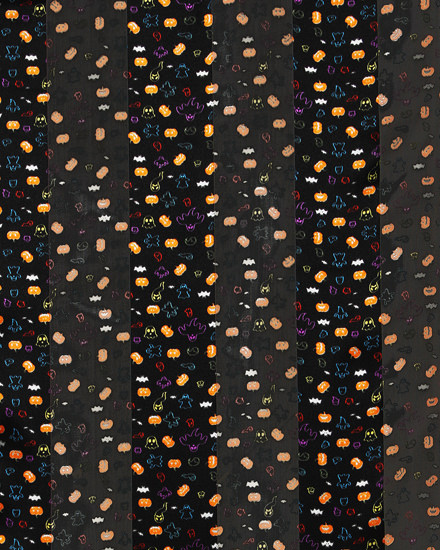 13X60 SATIN STRIPE: HALLOWEEN