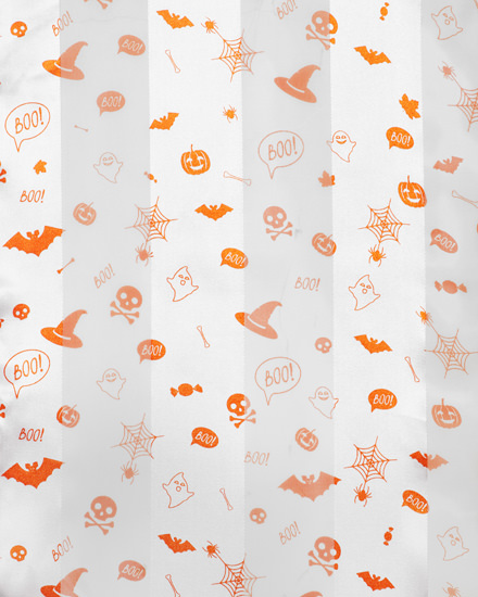 13X60 SATIN STRIPE: HALLOWEEN