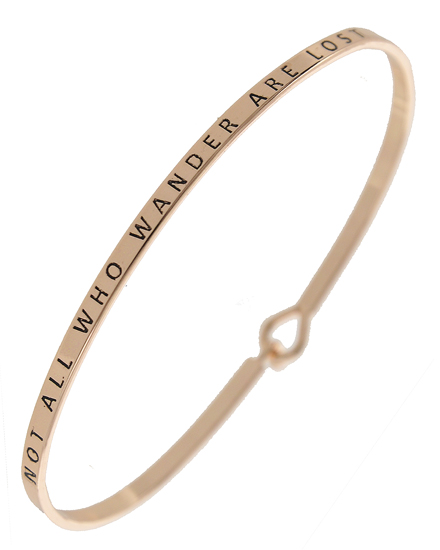 NOT ALL WHO WANDER ARE LOST