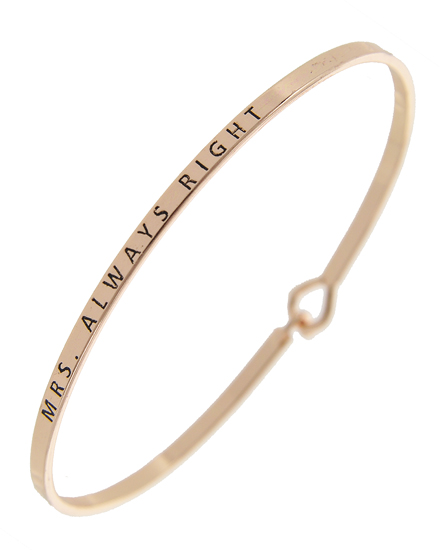 MRS. ALWAYS RIGHT