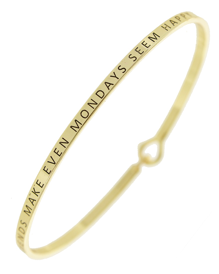 FRIENDS MAKE EVEN MONDAYS SEEM HAPPY