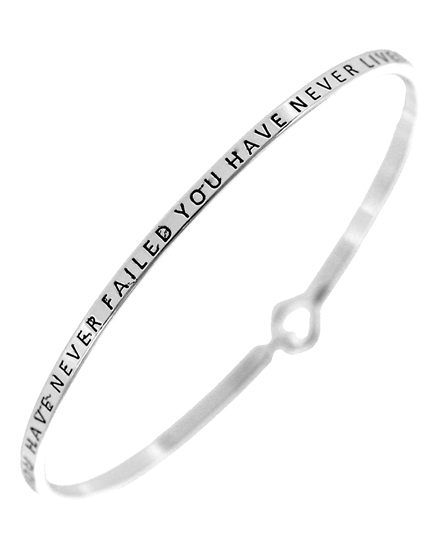 IF YOU HAVE NEVER FAILED YOU HAVE NEVER LIVED