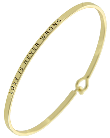 LOVE IS NEVER WRONG