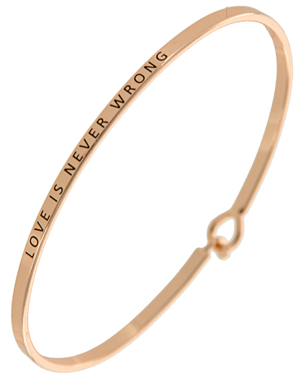 LOVE IS NEVER WRONG
