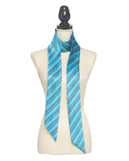 Bias Stripe Woven Sash