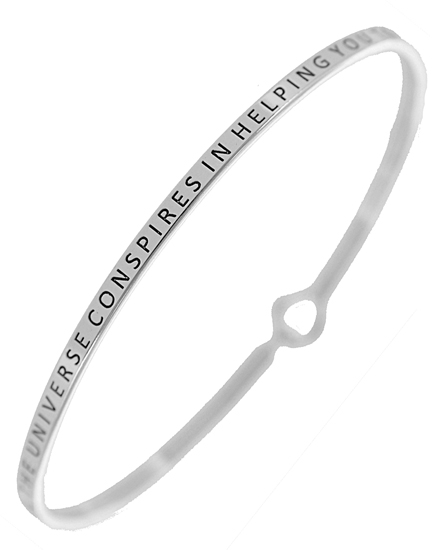 ALL THE UNIVERSE CONSPIRES IN HELPING YOU TO