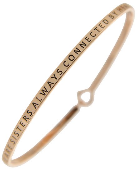 WE ARE SISTERS ALWAYS CONNECTED BY HEART