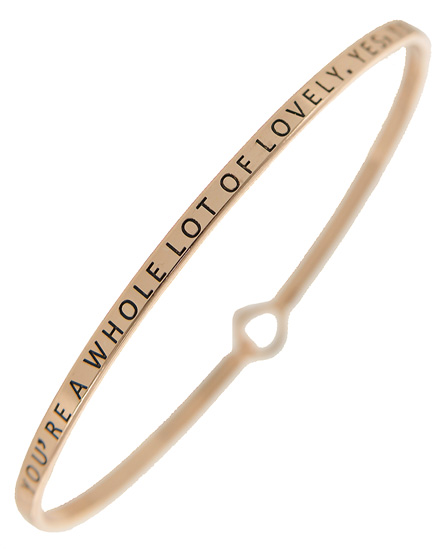 YOU'RE A WHOLE LOT OF LOVELY.YES,YOU