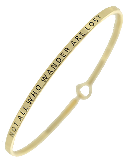 NOT ALL WHO WANDER ARE LOST