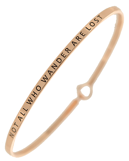 NOT ALL WHO WANDER ARE LOST