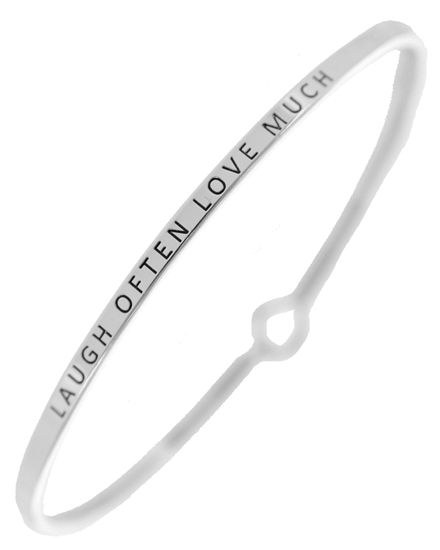 LAUGH OFTEN LOVE MUCH
