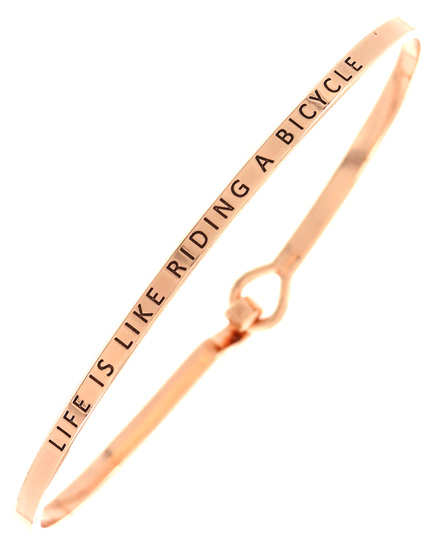 LIFE IS LIKE RIDING A BICYCLE