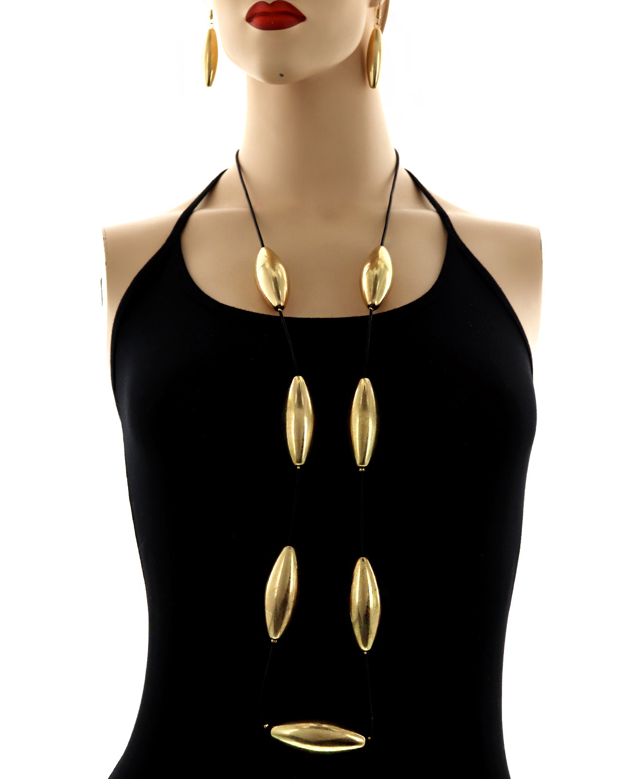 Long Neck & Earring Set