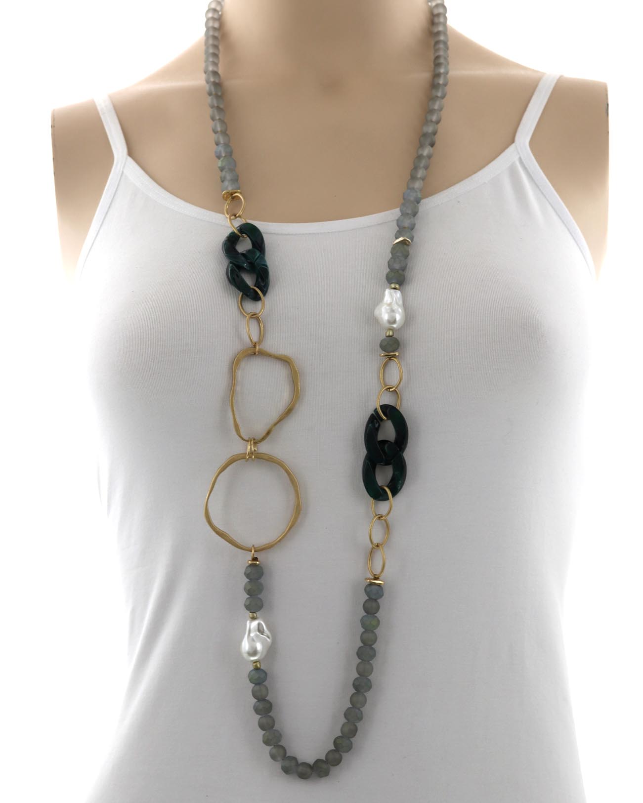 Acrylic Fashion Long Necklace
