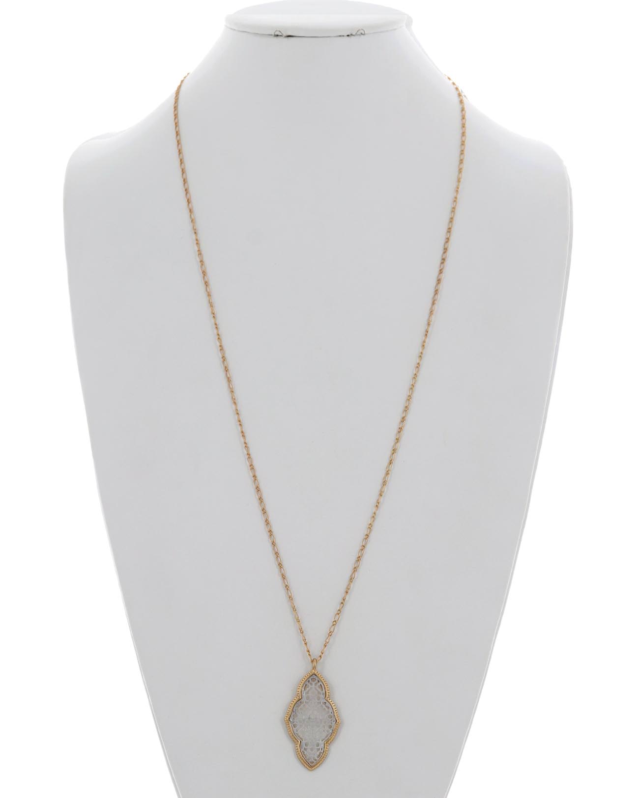 Moroccan Filigree Pendant Long Necklace