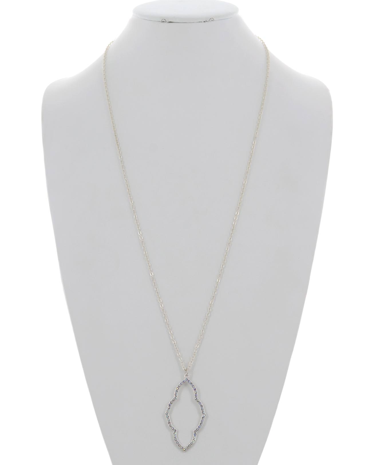 Metal Pendant Long Necklace