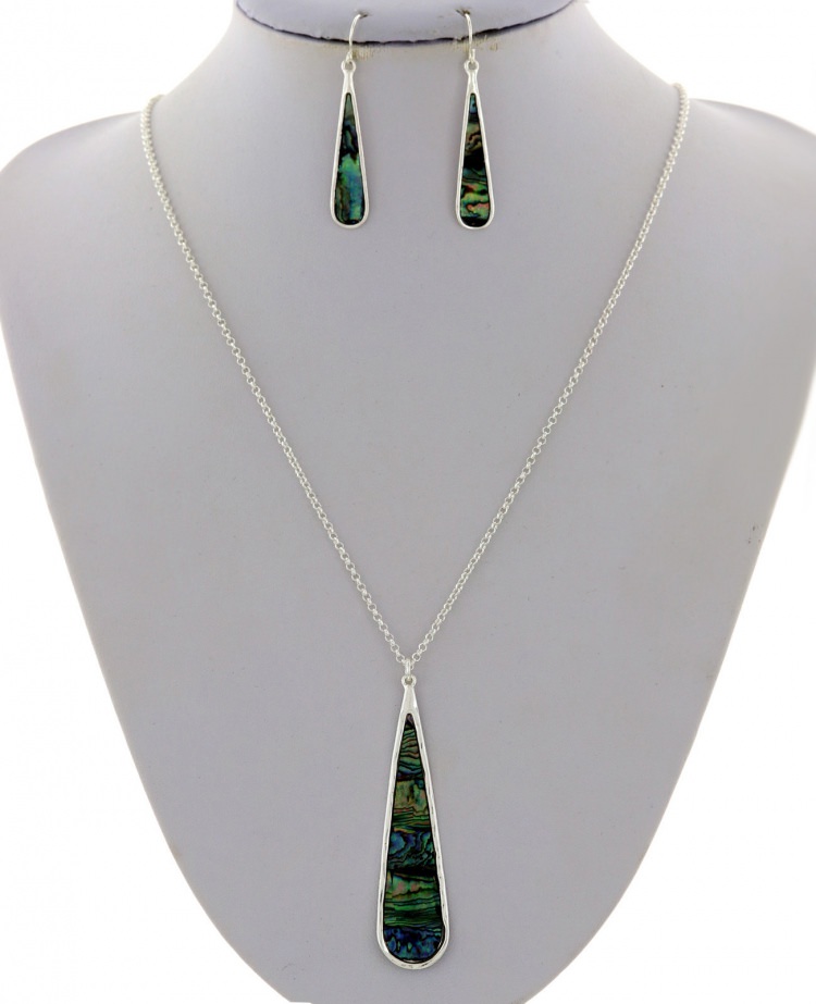 Long Neck & Earring Set
